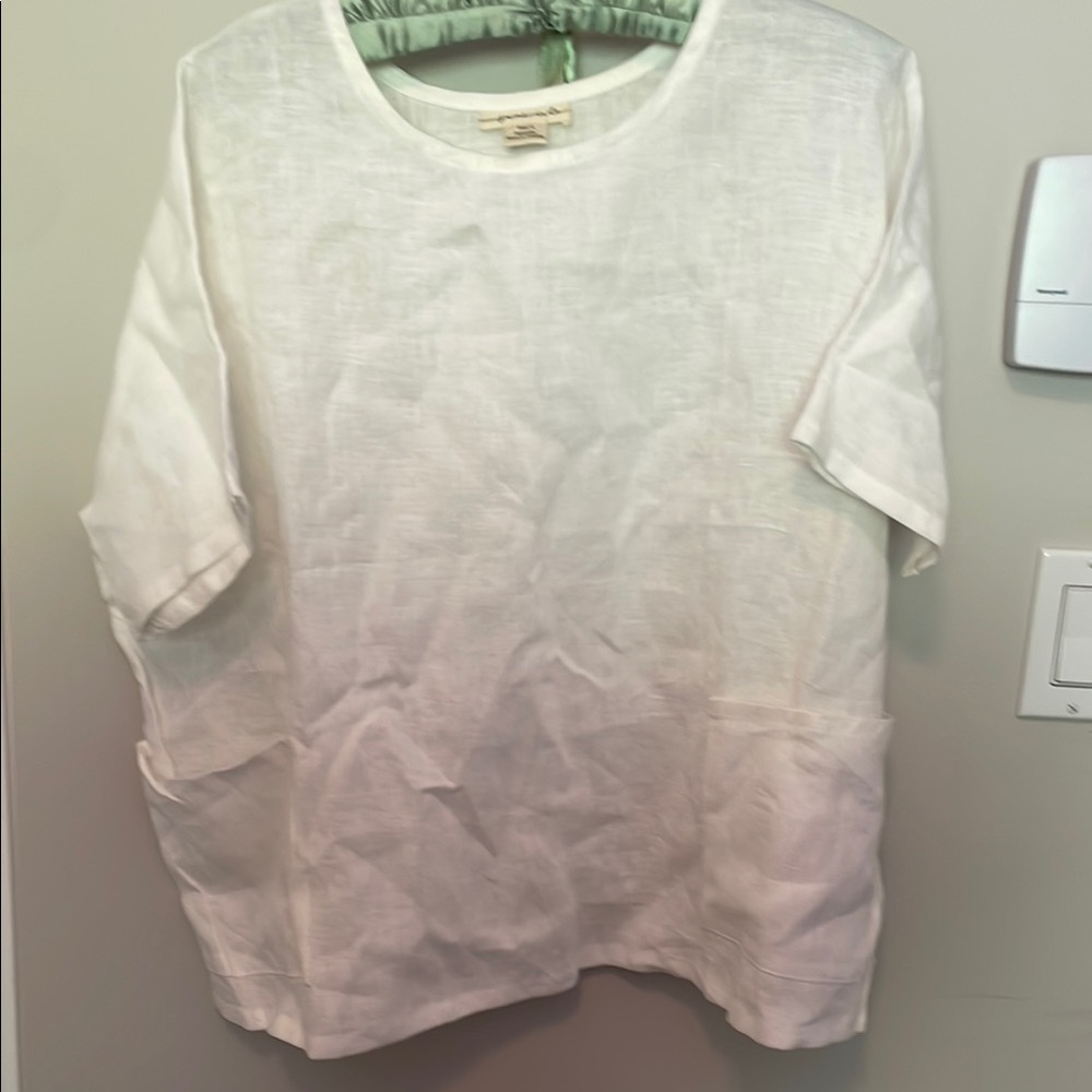June Isle Linen Blouse